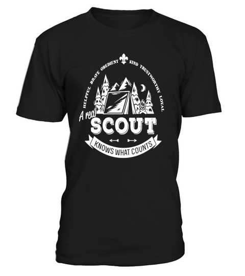 Scout - A real scout knows what counts - Mens T-Shirt by American Apparel T-Shirt Unisex
