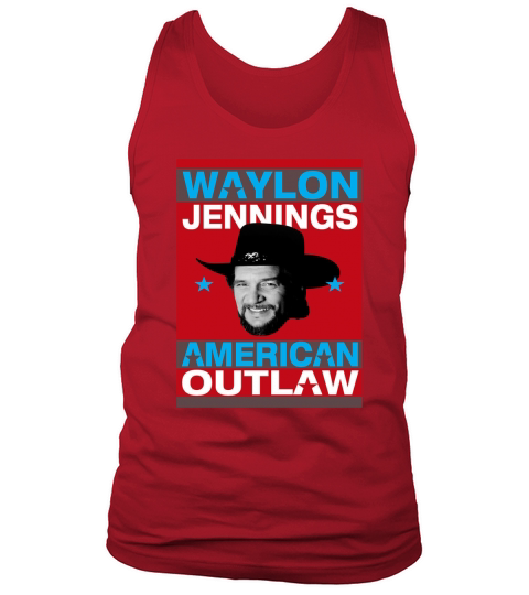 AMERICAN OUTLAW - WAYLON JENNINGS Tank Top Unisex
