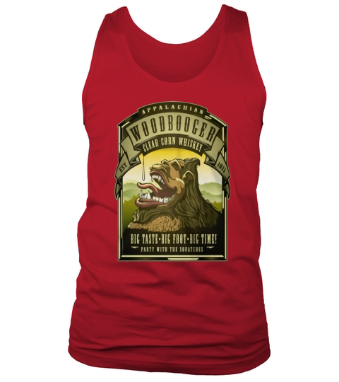 Appalachian Woodbooger Clear Corn Whiskey 1 Tank Top Unisex