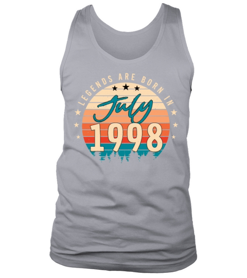 Birth Month July 1998 Tank Top Unisex
