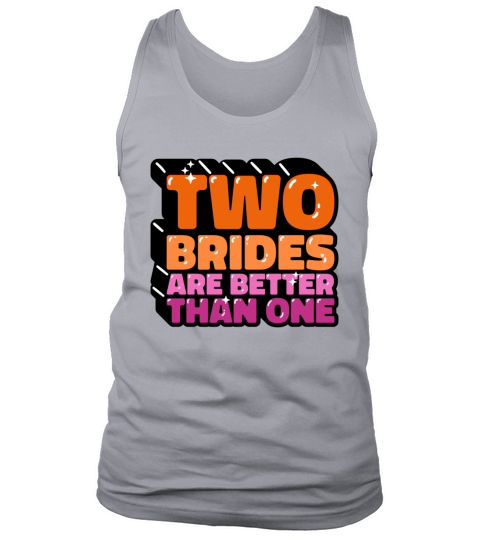 Brides Wedding Pride Quote Glossy Tank Top Unisex