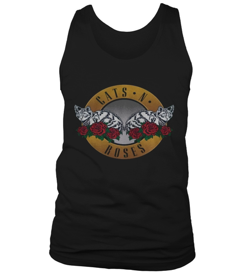 CATS AND ROSES - EU Tank Top Unisex