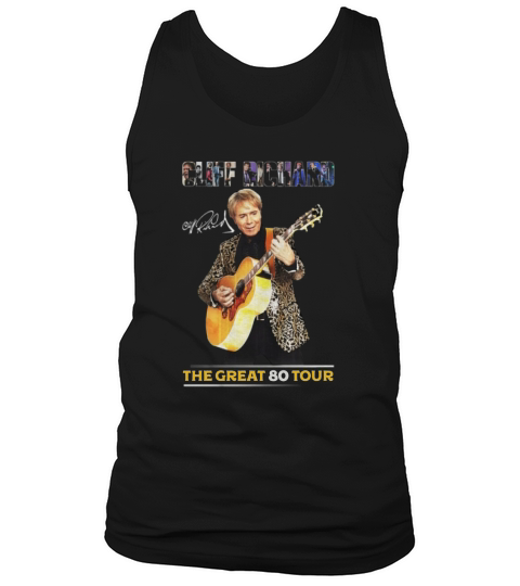 Cliff Richard signature the great 80 tour shirt Tank Top Unisex