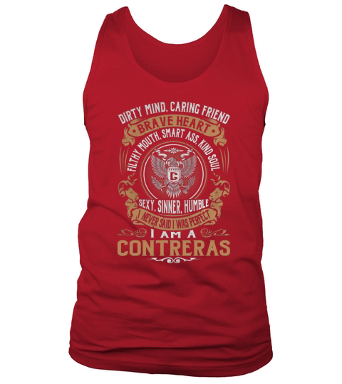 CONTRERAS Last Name, Surname Tshirt Tank Top Unisex
