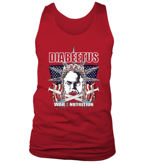 DIABEETUS  WAR WITH NUTRITION Tank Top Unisex