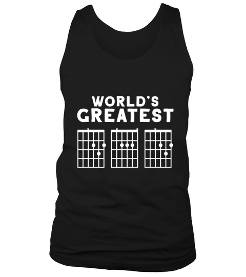 Fathers Day Worlds Greatest Dad Guitar Chords - Coffee Mug (colored) Tank Top Unisex