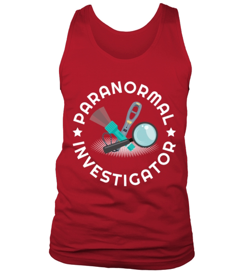 Ghost Hunting Paranormal Investigator Tank Top Unisex