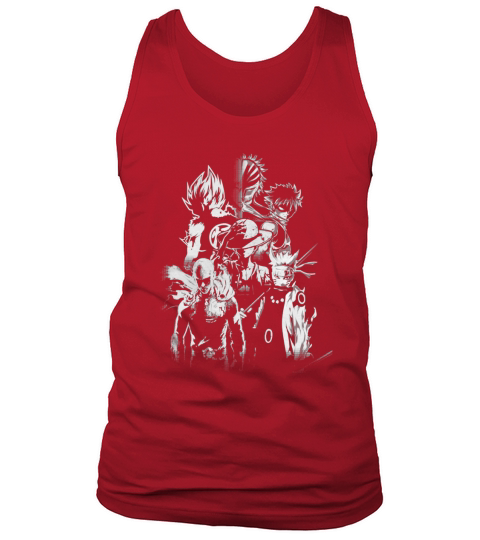 Goku Luffy Naruto Ichigo Natsu SHIRT T-Shirt Tank Top Unisex