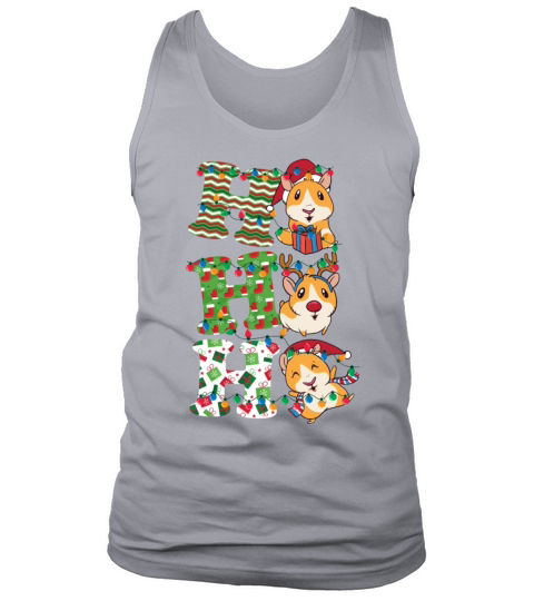 Ho Ho Ho Guinea Pigs Lovers Funny Christmas Tank Top Unisex