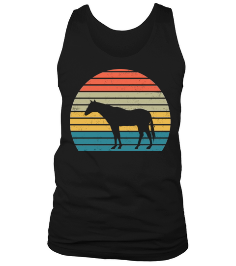 Horse Lover Farmer Retro Vintage Animals T Shirt Tank Top Unisex