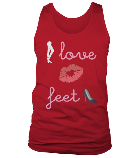 I LOVE FEET Tank Top Unisex