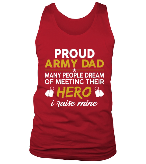 PROUD ARMY DAD best Tshirt Tank Top Unisex