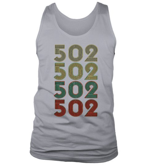 Retro America State Flag Area Code Kentucky Tank Top Unisex