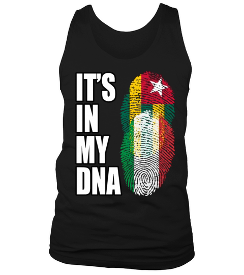 Togolese And Italian Mix Heritage DNA Flag Tank Top Unisex