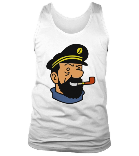 TOP SELLING - CAPTAIN HADDOCK TINTIN CARTOON COMIC - MENS PREMIUM T-SHIRT Tank Top Unisex