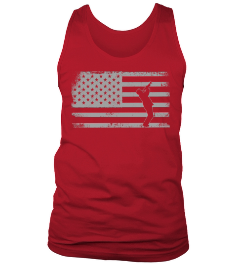 Trumpet Player American Flag Tank Top Unisex
