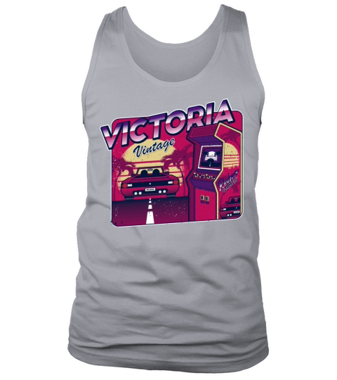 Victoria Funny Personalized Vintage Gamer 80s 90s Tank Top Unisex