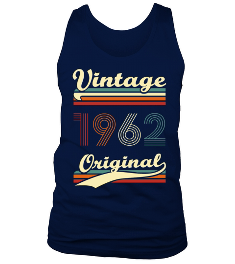 Vintage 1962 original 60 years anniversary Tank Top Unisex