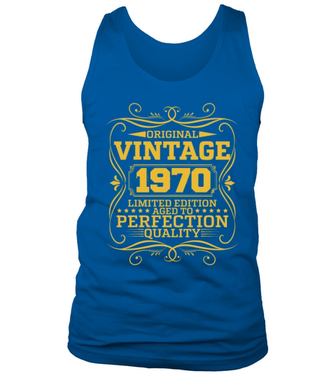 Vintage 1970 Original Limited Edition Tank Top Unisex