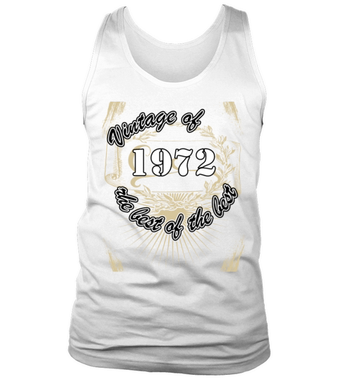 Vintage 1972 Birthday Saying Retro 50 Years Tank Top Unisex