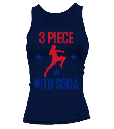 3 Piece With Soda Quote Gamebred MMA Fighter USA Tank top Woman