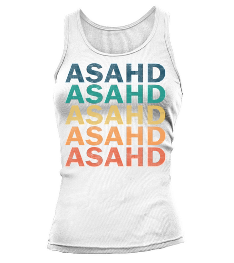 Asahd Name T Shirt - Asahd Vintage Retro Name Gift Tank top Woman
