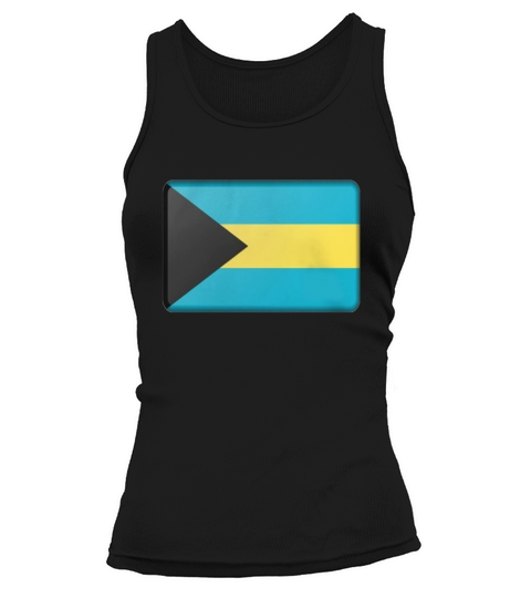 Bahamas flag (bevelled) Tank top Woman