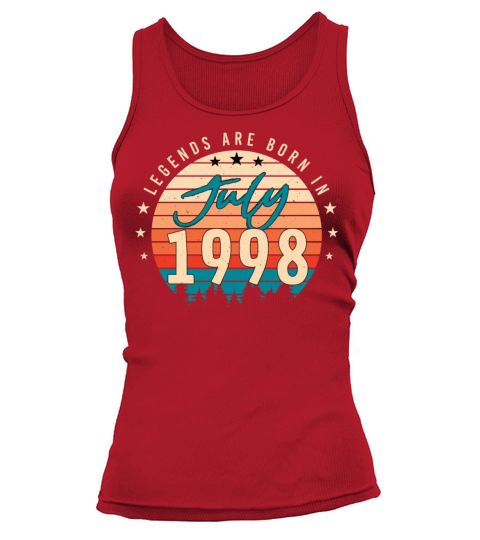 Birth Month July 1998 Tank top Woman