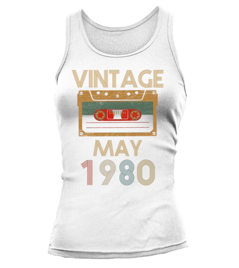 Birthday May 1980 Vintage Tank top Woman
