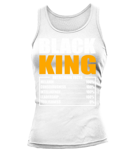 Black King Nutritional Facts Juneteenth Black Hist Tank top Woman