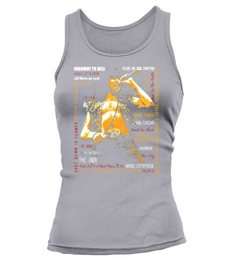 Bon Scott Text Tank top Woman