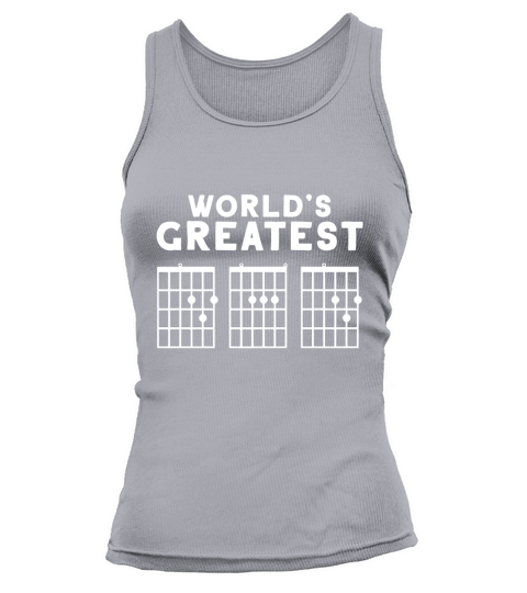 Fathers Day Worlds Greatest Dad Guitar Chords - Coffee Mug (colored) Tank top Woman