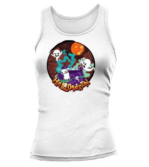 Halloween ghosts make magic potion Tank top Woman