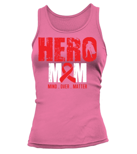 Hero Mom-Sickle Cell Anemia Awareness Ribbon Shirt Tank top Woman