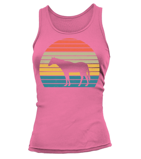Horse Lover Farmer Retro Vintage Animals T Shirt Tank top Woman