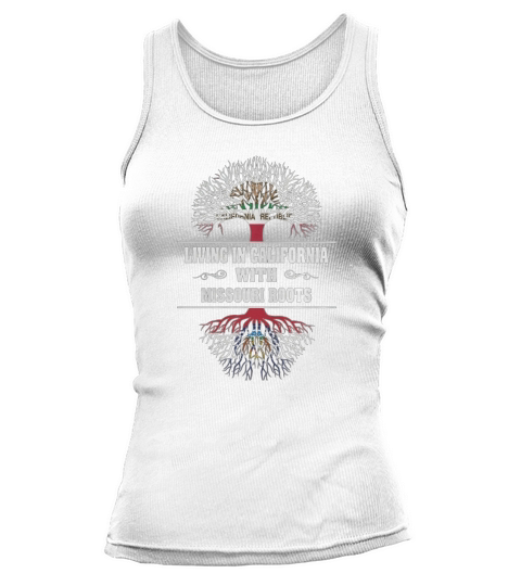 LIVING IN CALIFORNIA WITH MISSOURI ROOTS Tank top Woman