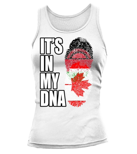 Malawian And Canadian Mix Heritage DNA Flag Tank top Woman