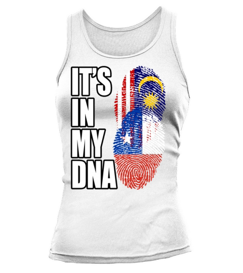 Malaysian And Chilean Mix Heritage DNA Flag Tank top Woman