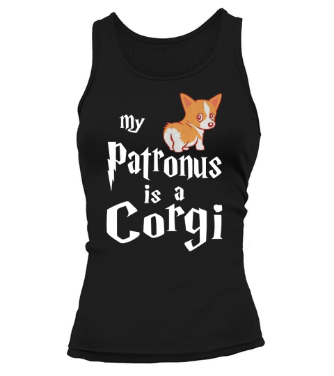 Mein Patronus ist ein Corgi Shirt Black Youth Tank top Woman