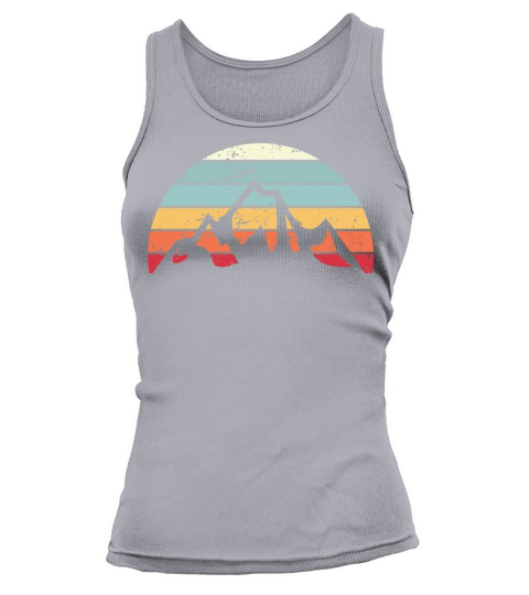 Retro Hiking Sunset Vintage hike Sunrise Tank top Woman