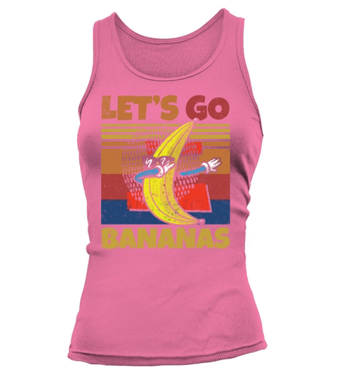 Retro Lets Bananas Funny Dab Banana Tank top Woman