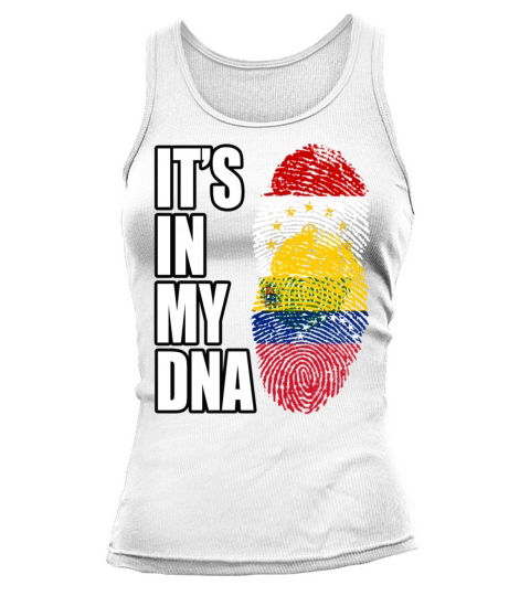 Tajikistani And Venezuelan Vintage Heritage DNA Fl Tank top Woman