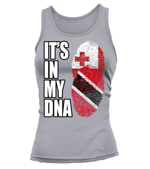 Tongan And Trinidad Tobago Mix Heritage DNA Flag Tank top Woman