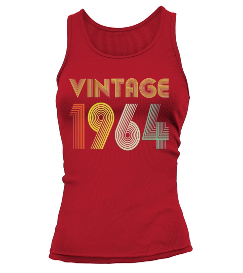 Vintage 1964  56th Happy Birthday Tank top Woman