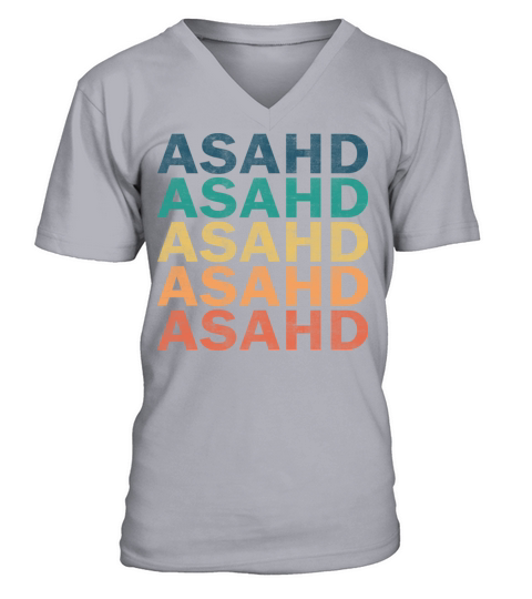Asahd Name T Shirt - Asahd Vintage Retro Name Gift V-Neck T-shirt