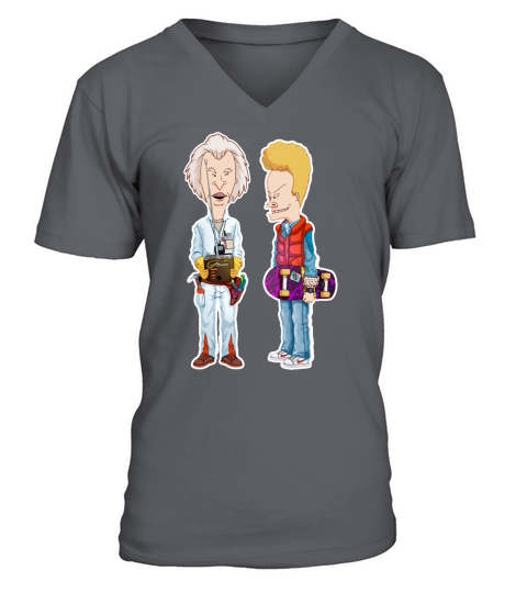 Beavis and Butt-head Do Back to the Future - iPhone X V-Neck T-shirt