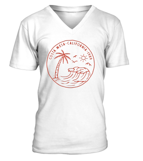 Costa Mesa Surf V-Neck T-shirt