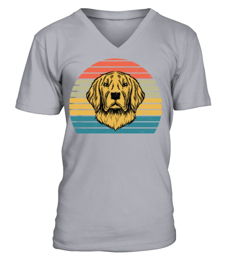 Dog Lover Gifts Funny Retro Vintage Animal T Shirt V-Neck T-shirt