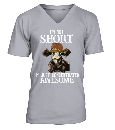 Im Not Short Im Just Concentrated Awesome Funny V-Neck T-shirt