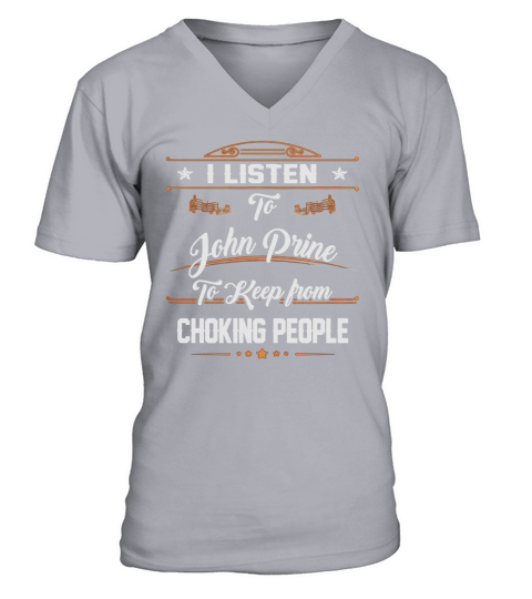 john prine t shirt V-Neck T-shirt